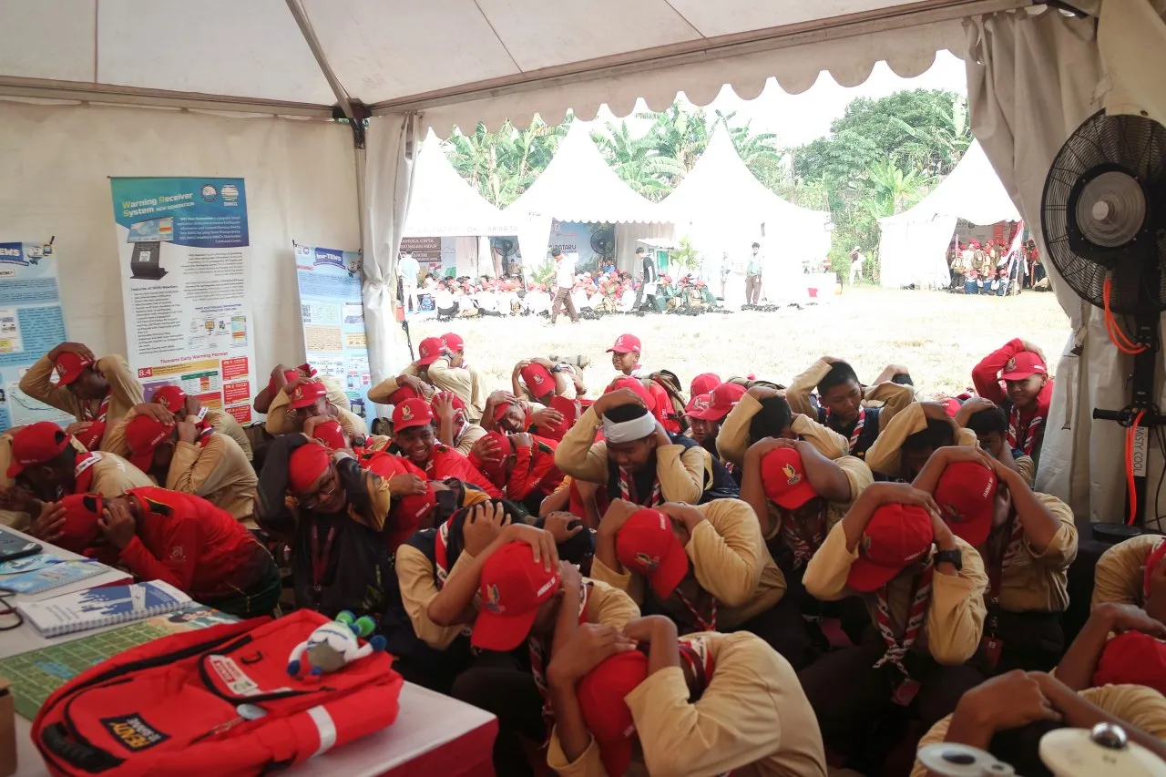 BMKG Edukasi Pramuka tentang Cuaca, Iklim, dan Mitigasi Bencana di Jamnas XII 2026