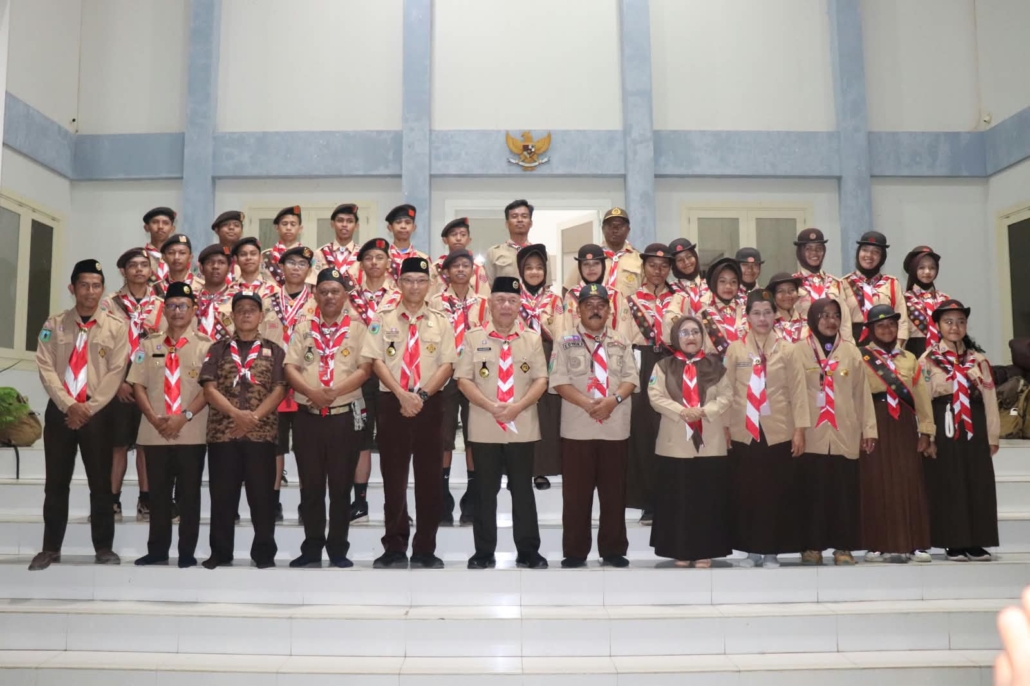 Bupati Banggai Kepulauan Sambut Kepulangan Kontingen Jamnas XII dan Kukuhkan Pramuka Garuda