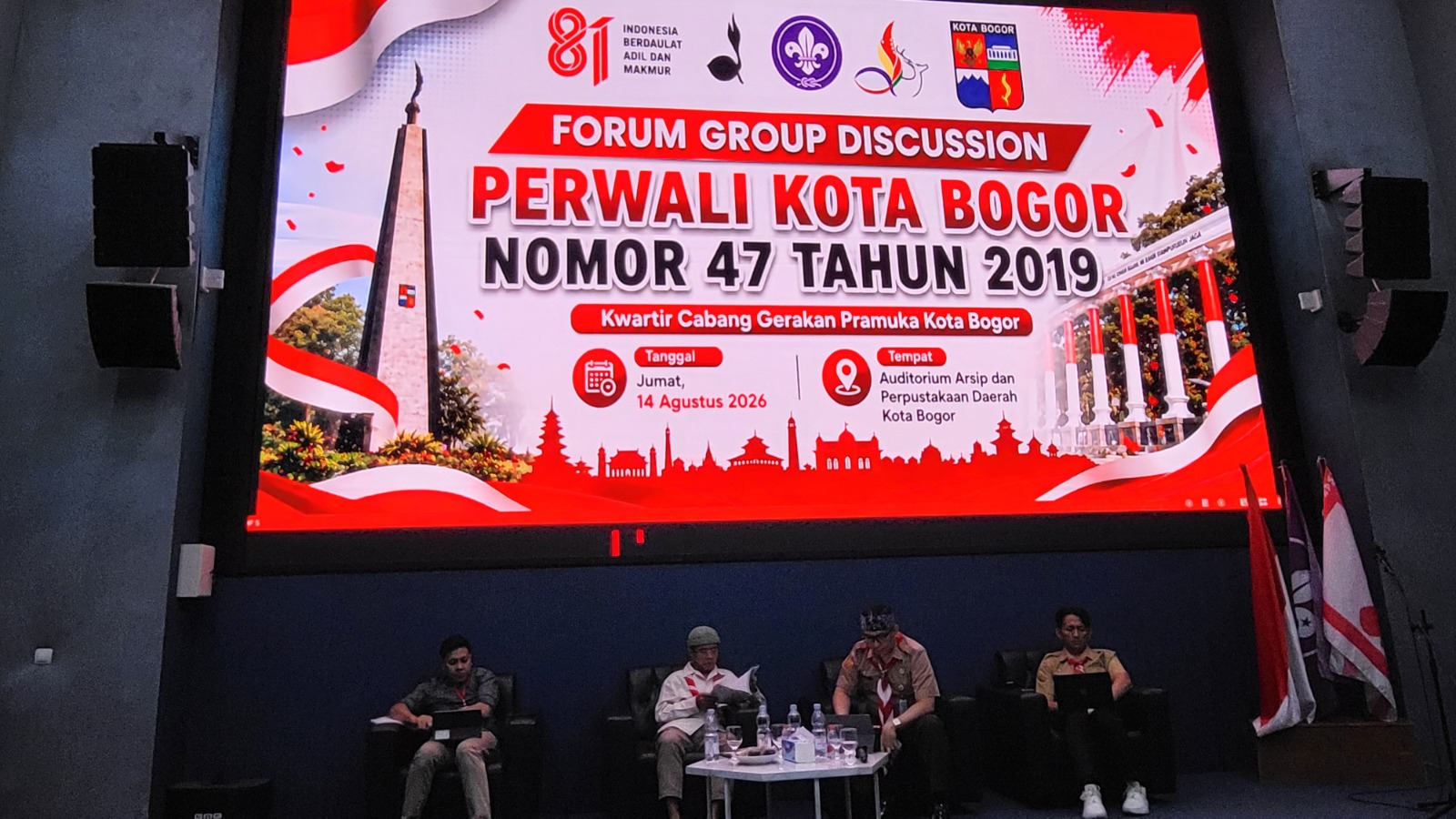 FGD Perwali Nomor 47 Tahun 2019, Tokoh Pramuka Kota Bogor Bahas Penguatan Penyelenggaraan Gerakan Pramuka