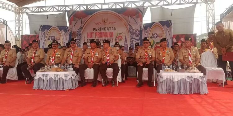 Penggiat Saka Bakti Husada Musi Banyuasin Terima Lencana Panca Warsa