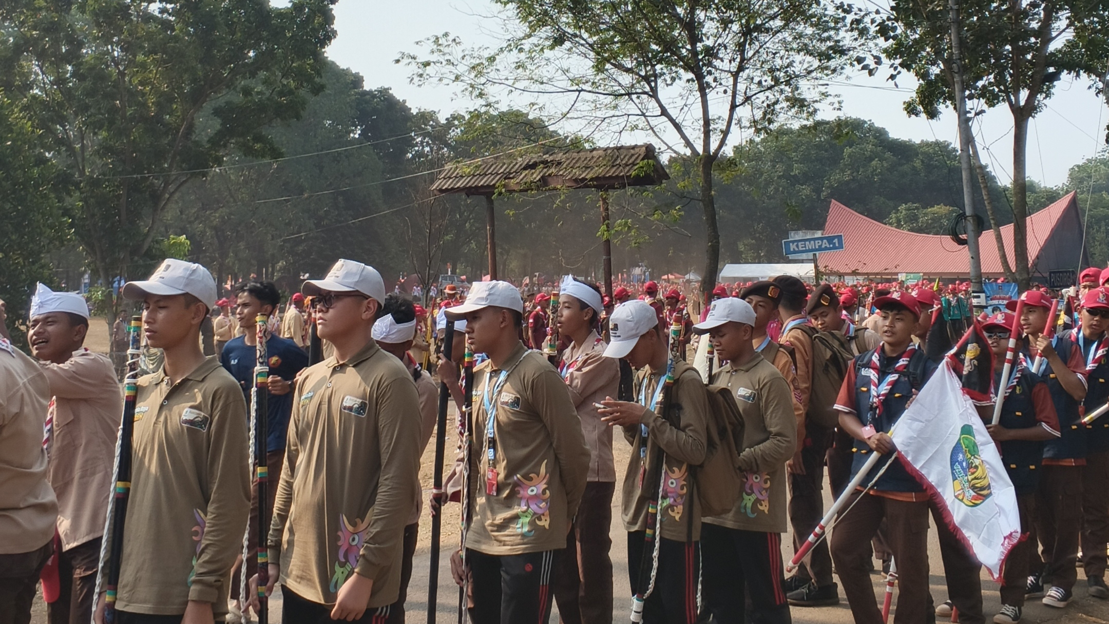 Peserta Jamnas XII Ikuti Gladi Bersih Pembukaan di Buperta Cibubur