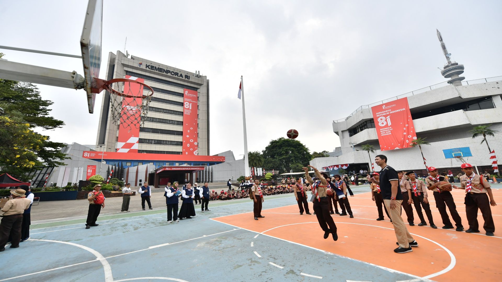Peserta Jamnas XII Ikuti Wisata Edukasi di Kemenpora