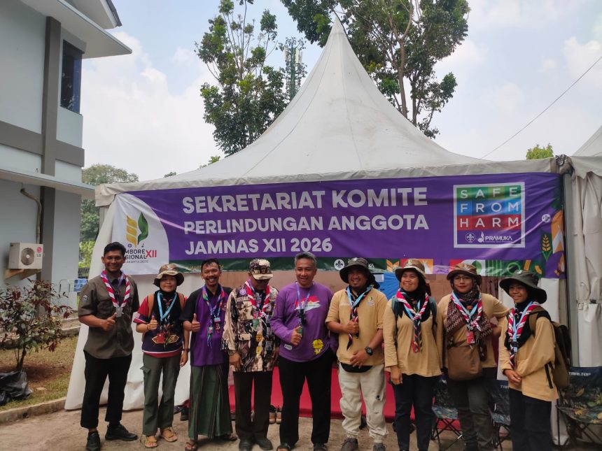 Pos SFH Jamnas XII Sambut Kunjungan Kontingen Sabah, Malaysia