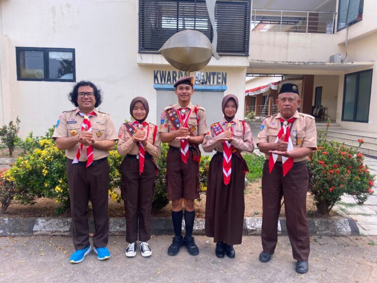 Tiga Pramuka Banten Dilepas Jadi Petugas Upacara Jamnas 2026